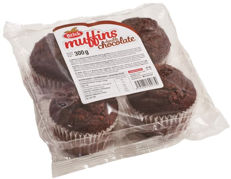Brick Muffiny čokoládové s kousky čokolády