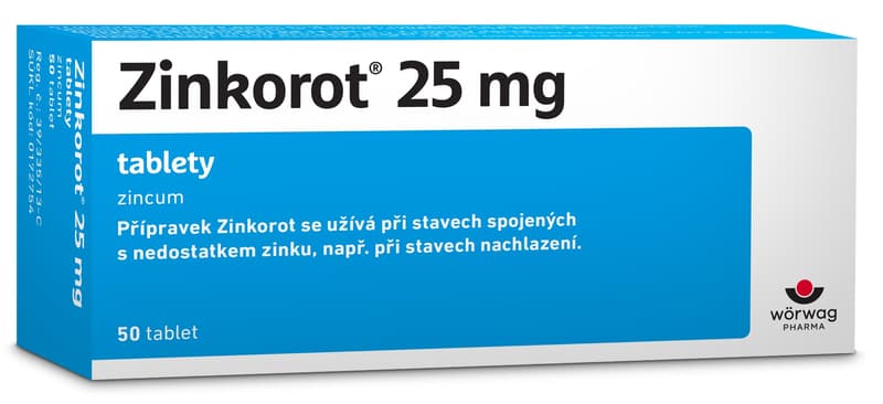 ZINKOROT 25MG Tableta 50