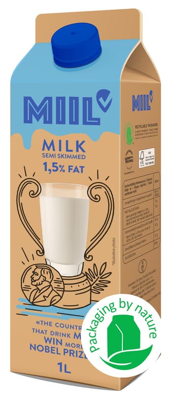 Miil Čerstvé mléko polotučné 1,5 % tuku