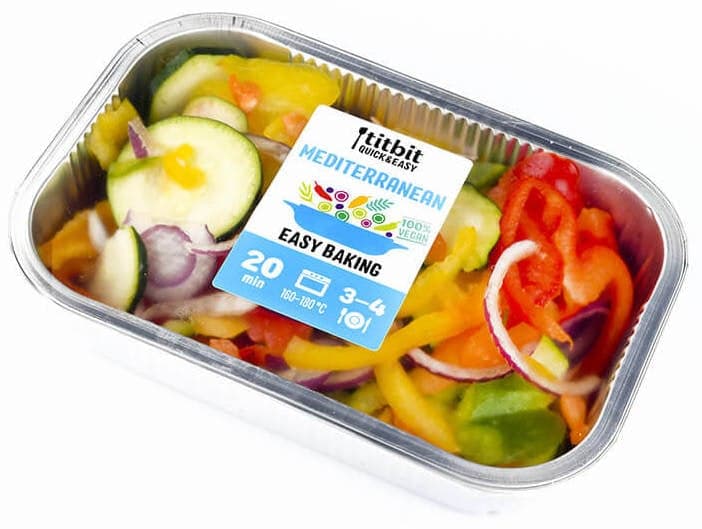 Titbit Quick & easy Mediterranean vegetable mix for the oven