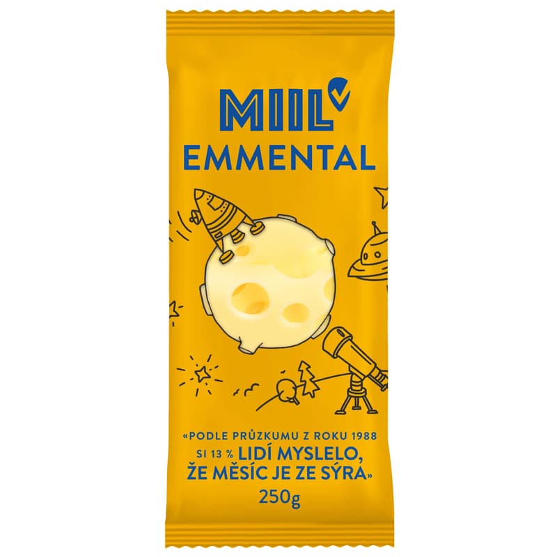 Miil Emmental 45% bloček