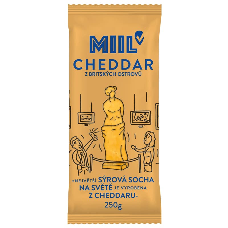 Miil Cheddar 51% bloček