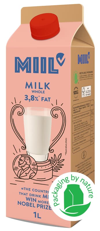 Miil Selské čerstvé plnotučné mléko 3,8 % tuku