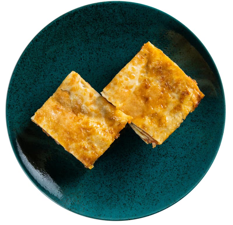 Lasagne Bolognese with parmesan cheese by Gialunca Giardi