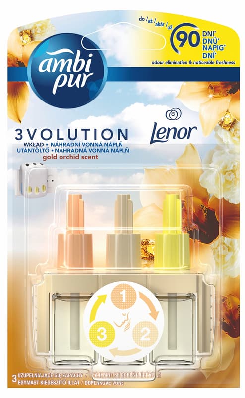 Ambi Pur 3volution Replacement refill for Gold Orchid air freshener