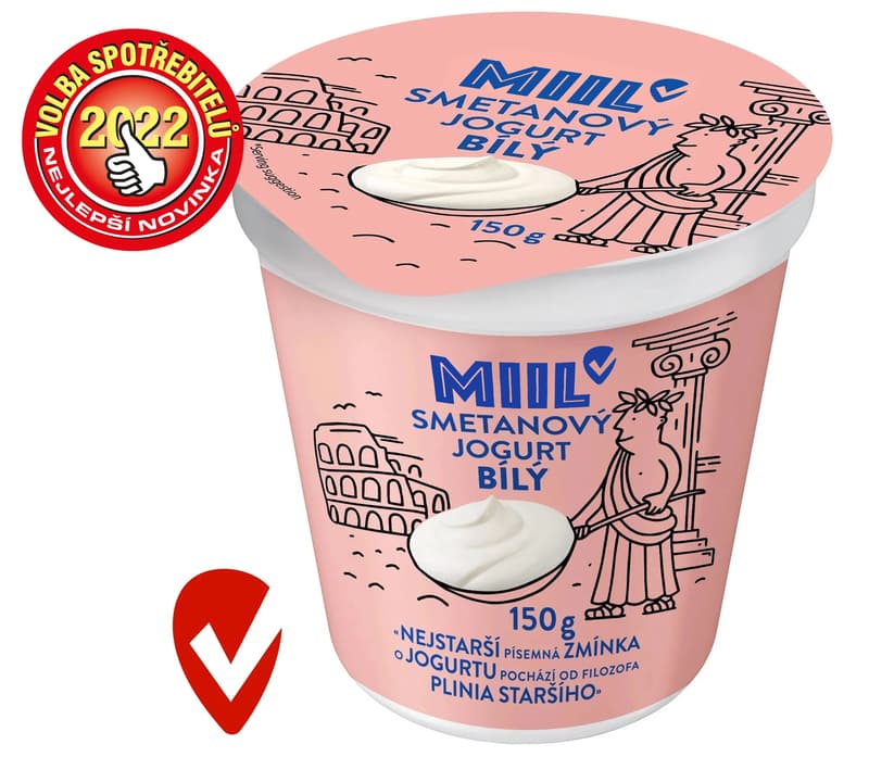 Miil Smetanový jogurt bílý 10 % tuku