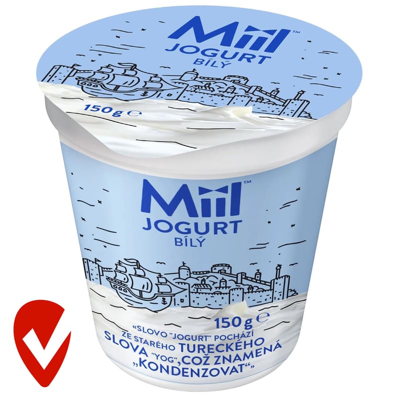 Miil Krémový jogurt bílý 3,7 % tuku