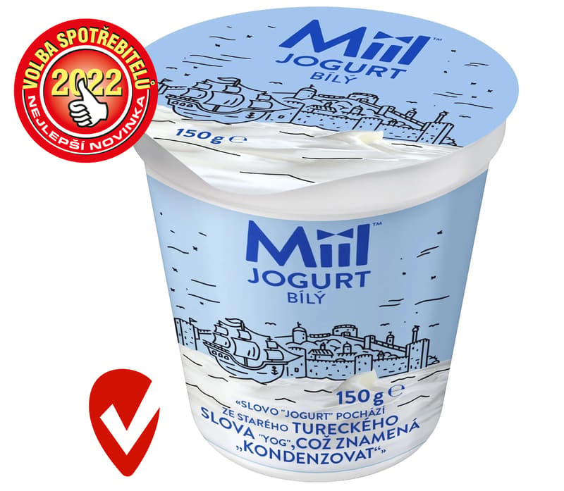 Miil Krémový jogurt bílý 3,7 % tuku