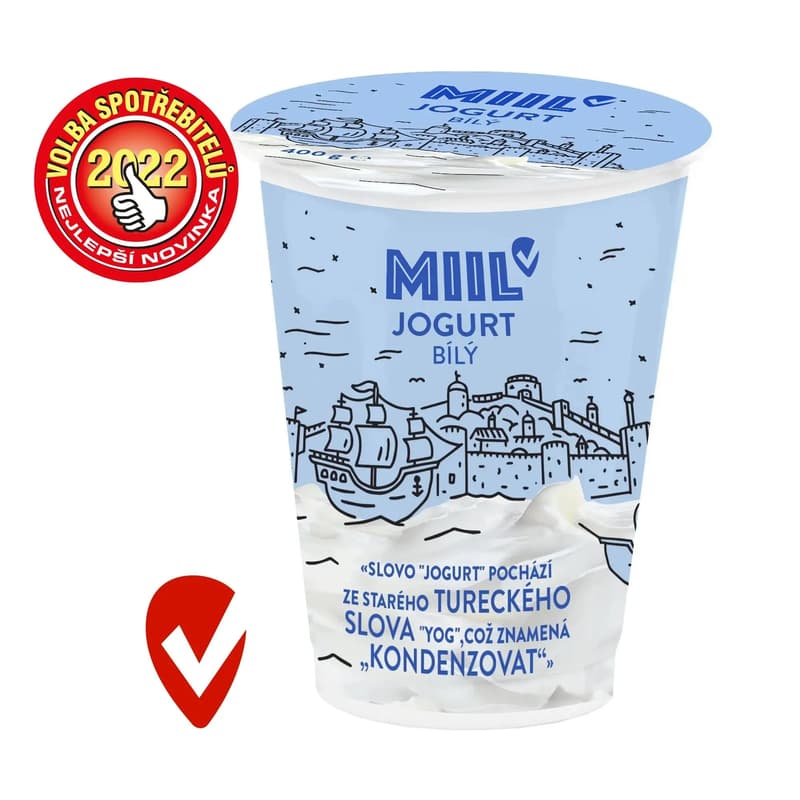 Miil Creamy yogurt plain 3,7 % fat
