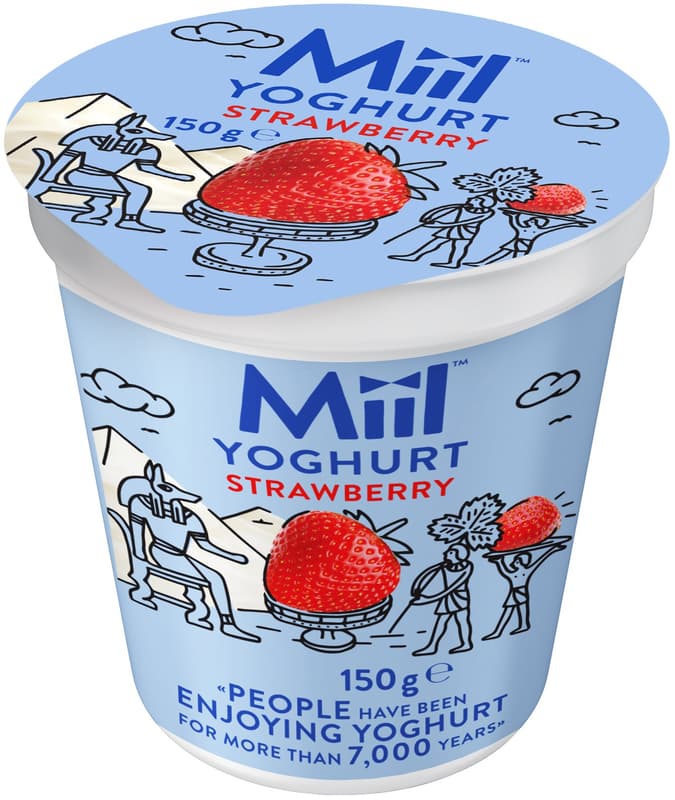 Miil Krémový jogurt jahodový