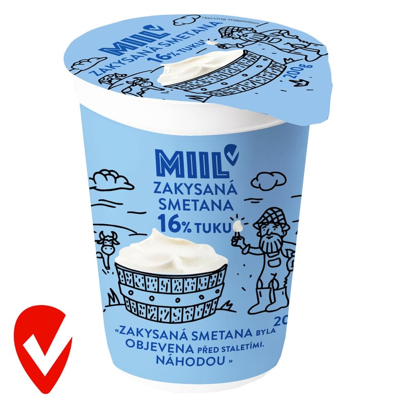 Miil Sour Cream 16% 