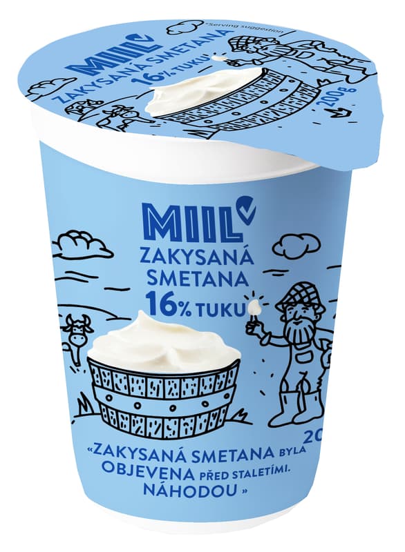 Miil Sour Cream 16% 
