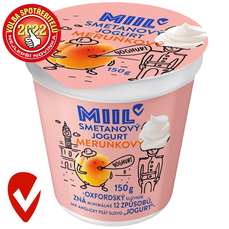 Miil Smetanový jogurt meruňkový
