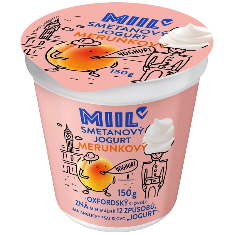 Miil Smetanový jogurt meruňkový