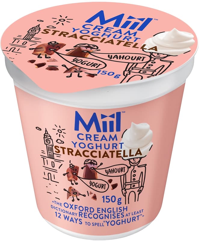 Miil Smetanový jogurt stracciatella