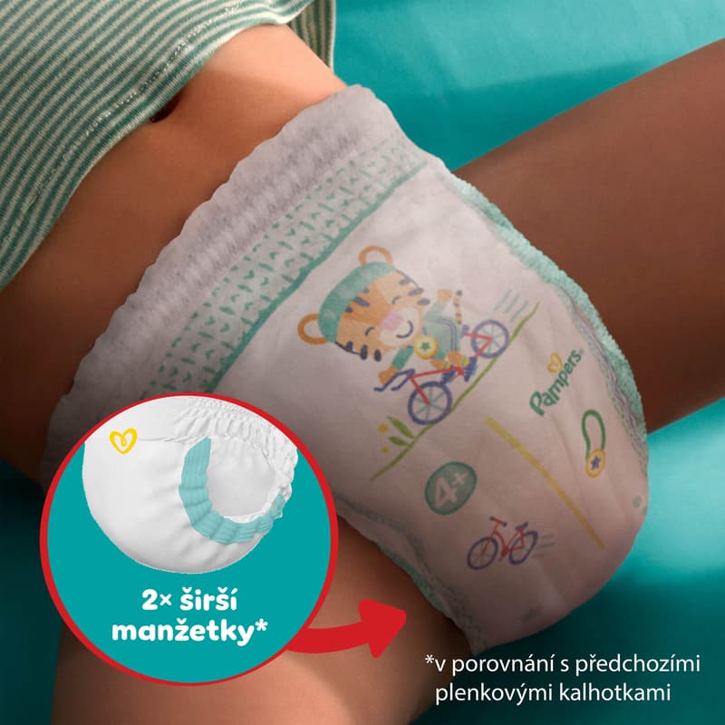 Pampers Pants plenkové kalhotky 4 (9–15 kg)