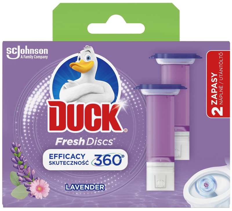 Duck Fresh Discs duo Toilet cleaner Lavander 2 × 36 ml