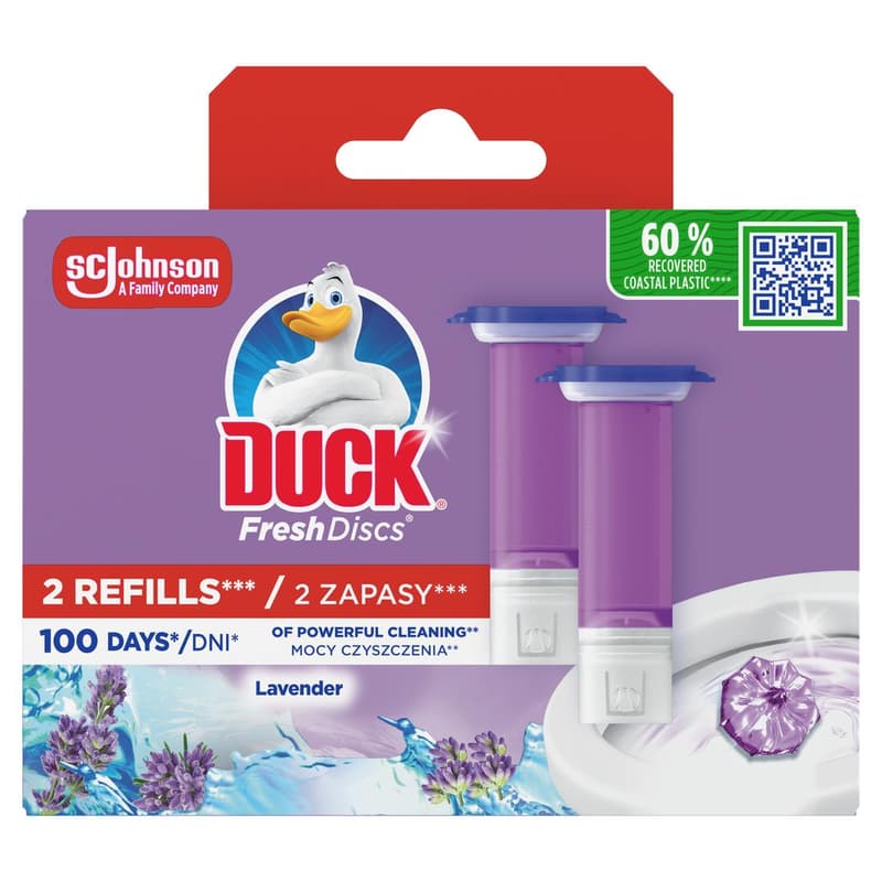 Duck Fresh Discs duo Toilet cleaner Lavander 2 × 36 ml