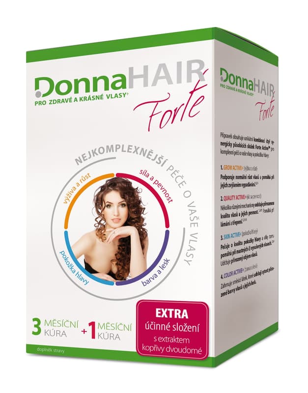 DonnaHAIR FORTE 4-month treatment cc.90+30 free