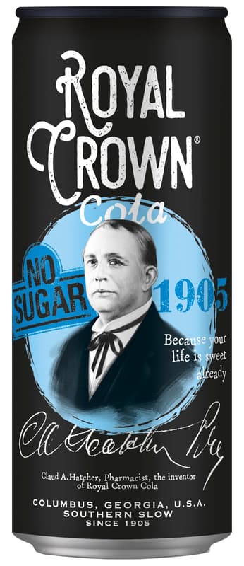 Royal Crown Cola no sugar sheet metal