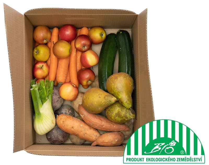 BIO Fruit and vegetables box (mimi – first spoon)