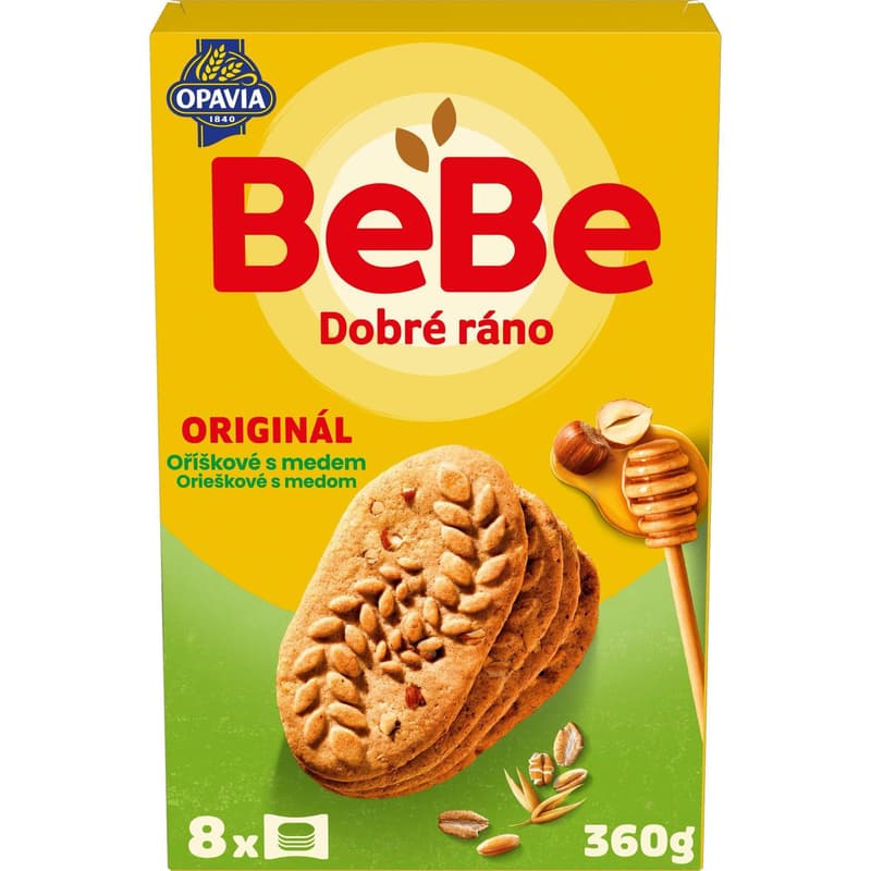 Opavia BeBe Good morning hazelnut cookies with honey