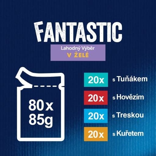 Felix Fantastic Meat selection in jelly (80x85g)