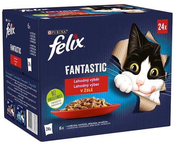 Felix Fantastic Meat selection in jelly (24x85g)