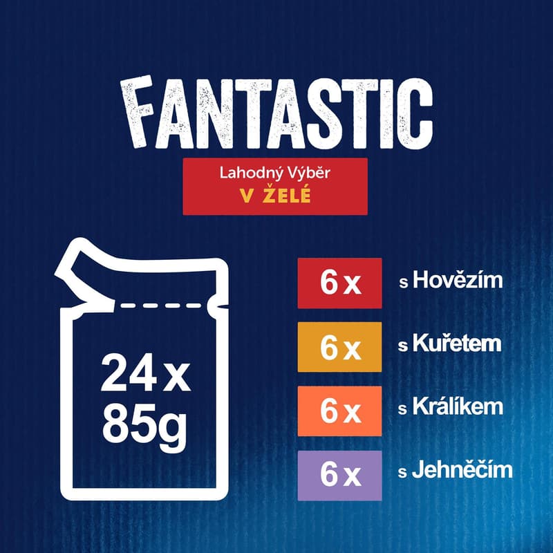 Felix Fantastic Meat selection in jelly (24x85g)