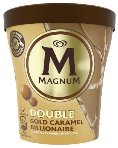 Magnum Caramel Gold Billionaire zmrzlina v kelímku
