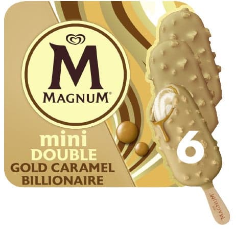 Magnum Mini Caramel Gold Billionaire 6×55 ml