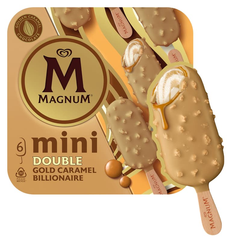 Magnum Mini Caramel Gold Billionaire 6×55 ml