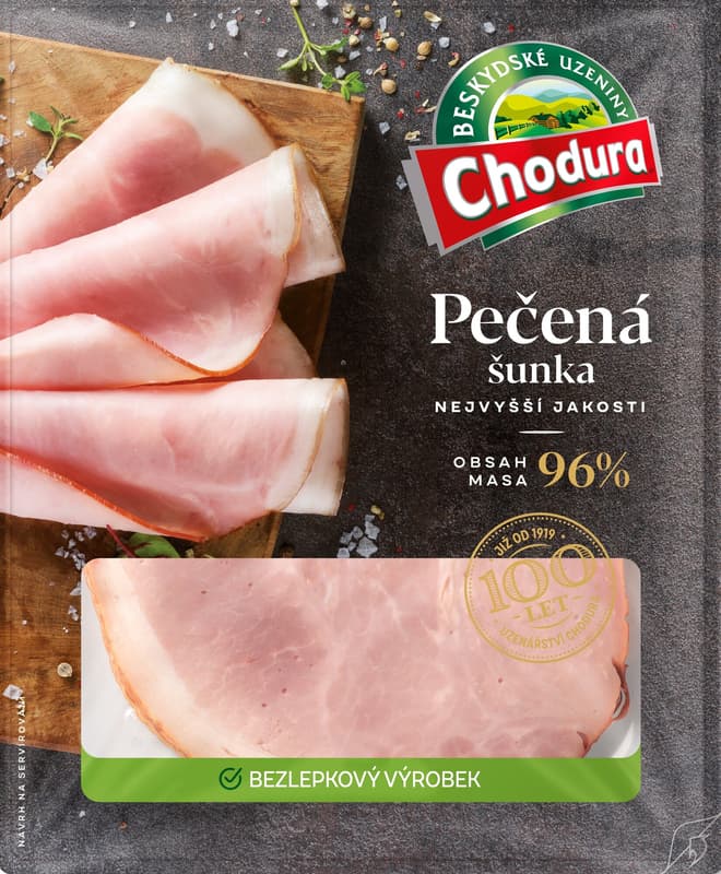 Chodura Roasted ham with meat content 96 %