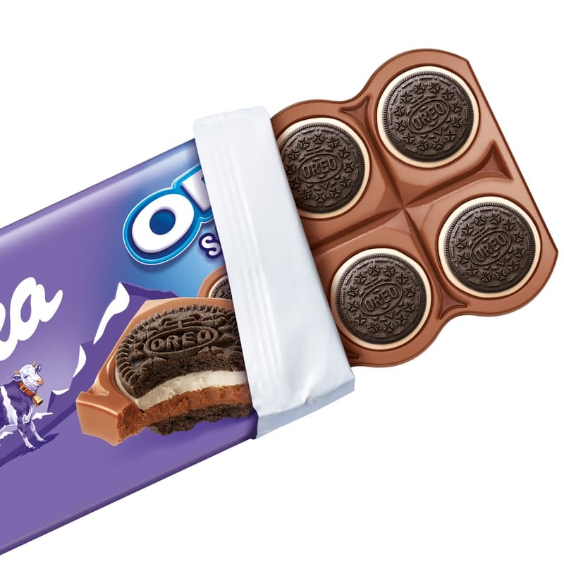 Milka čokoláda OREO Sandwich mléčná čokoláda a sušenky
