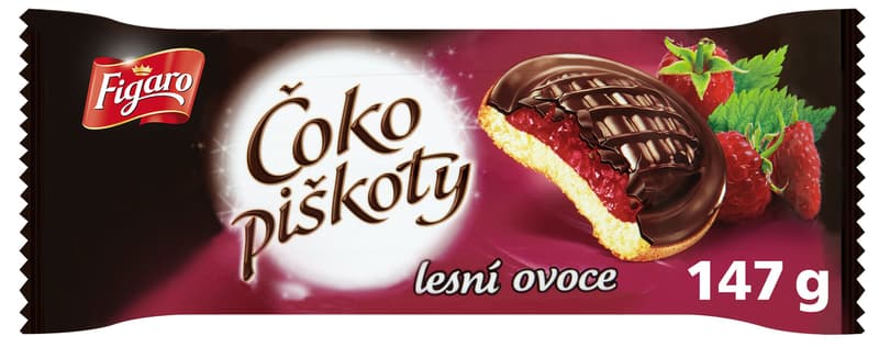 Figaro Choco sponge cake with forest fruit flavor