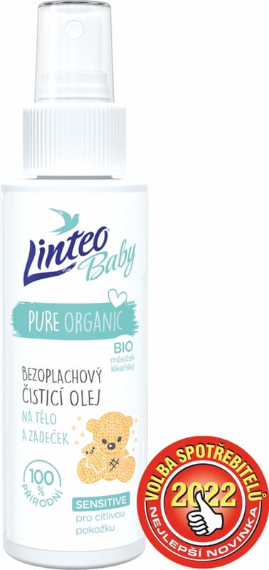 Linteo BIO Baby Baby cleansing oil for body and buttocks