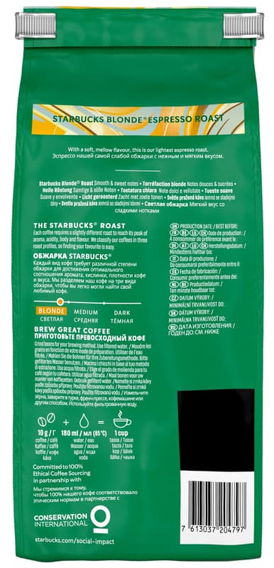 Blonde Espresso Roast Coffee Beans