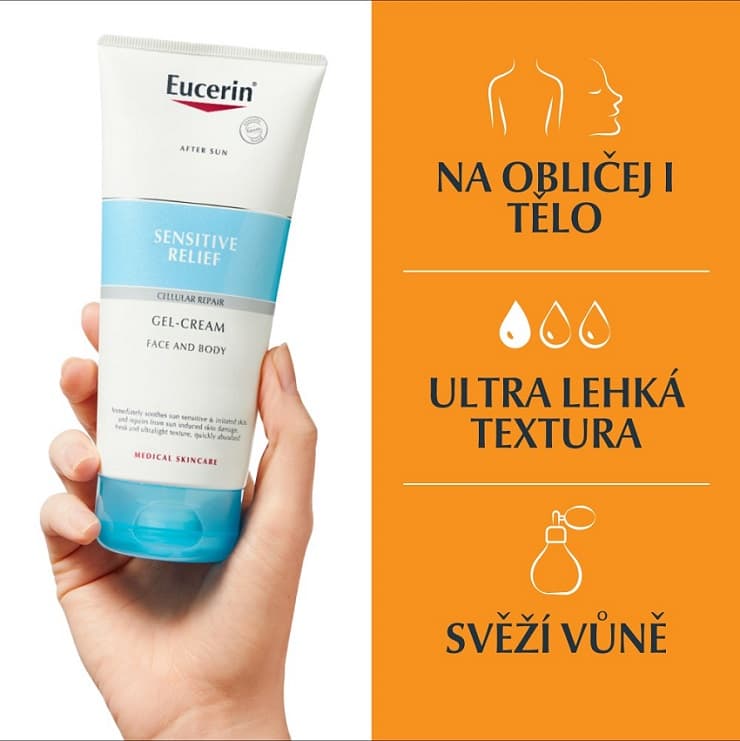 EUCERIN SUN regenerač.gel.krém po opalování 200ml