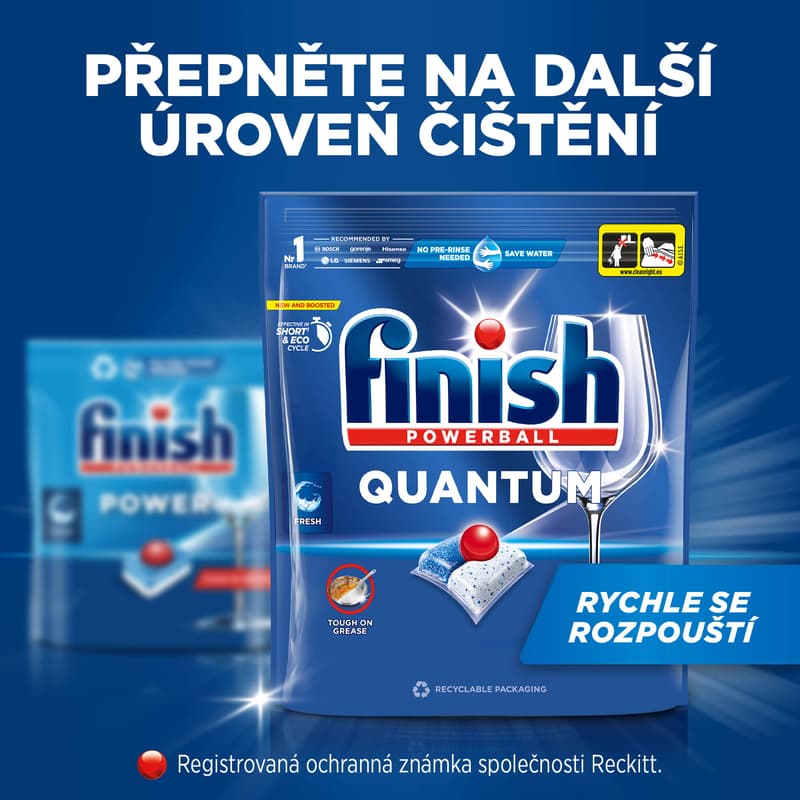 Finish Powerball Quantum dishwasher tablets