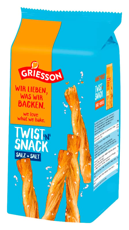 Griesson Twist´n´Snack salted butter sticks