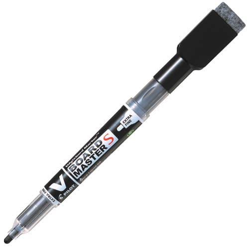 Pilot Board Master černý popisovač na bílé tabule s houbičkou, šířka stopy 1,3mm, šířka hrotu 3,5mm