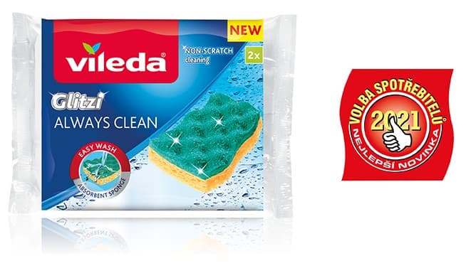 Vileda Glitzi Always Clean viscous sponge