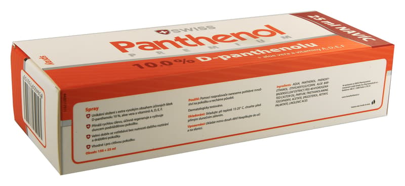 Panthenol 10% Swiss PREMIUM spray 150+25ml Free