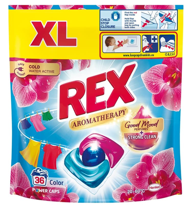 Rex Aromatherapy Orchid Color wash capsules
