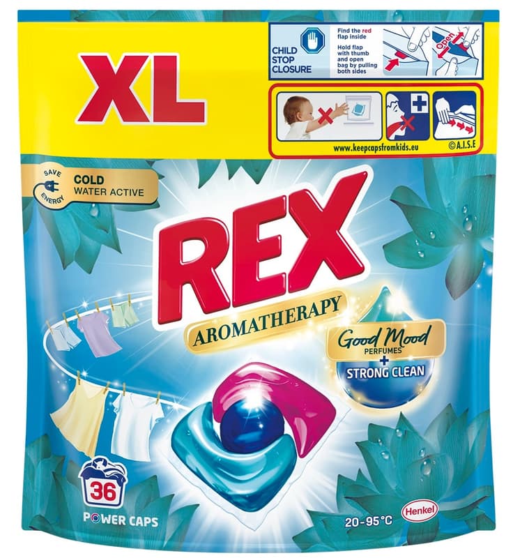 Rex Power Caps Bali Lotus & Lily Wash Capsules