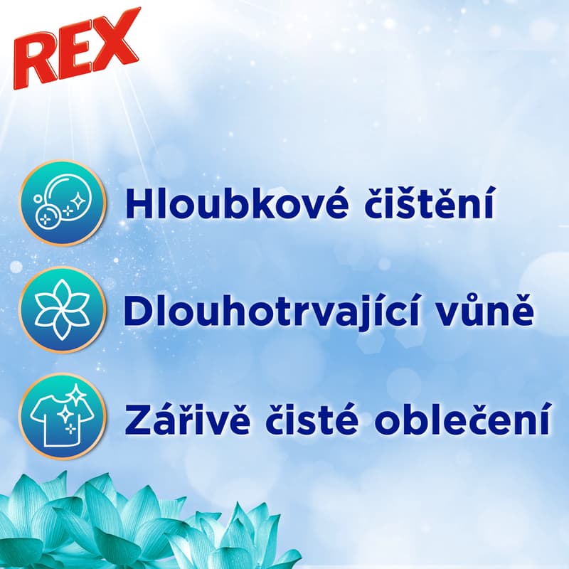 Rex Power Caps Bali Lotus & Lily Wash Capsules