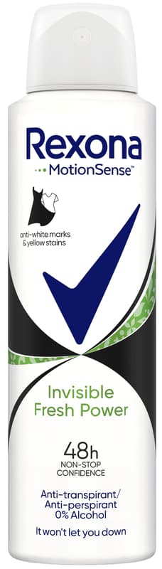 Rexona Invisible Antiperspirant fresh & power