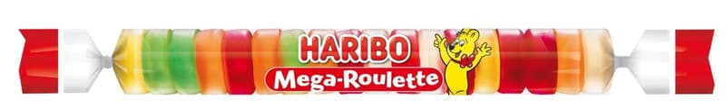 Haribo Mega Roulette jelly with fruit flavors