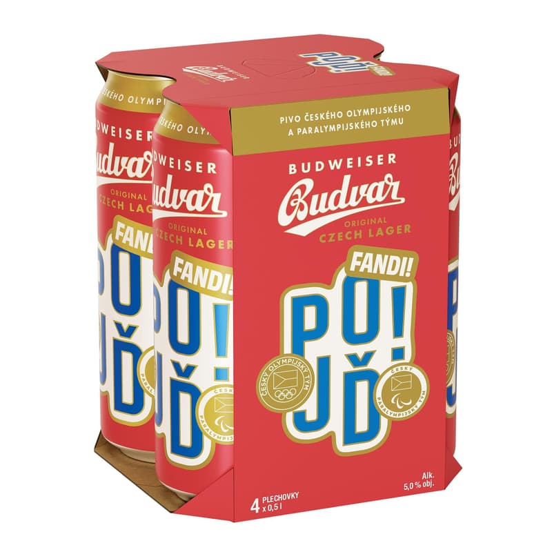Budweiser Budvar Original 4×0.5 l can
