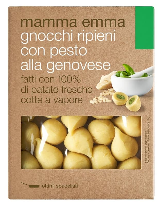 Mamma Emma POTATO GNOCCHI FILLED WITH GENOVESE PESTO